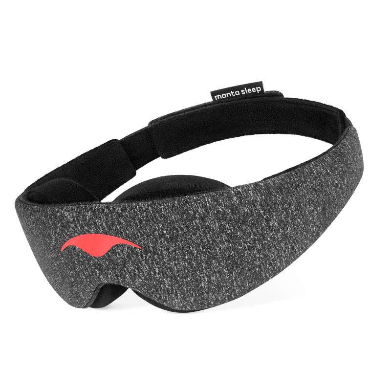 Manta, Sleep Mask, 100% Blackout Eye Mask with Adjustable Fit, Breathable & Pressure-Free Design, Machine Washable Eye Cover