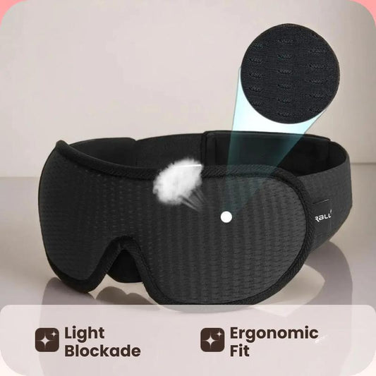 3D Blackout Sleep Mask, Eye Mask for Sleeping, 3D Sleeping Mask for Women & Men, Comfortable & Breathable Sleep Tool
