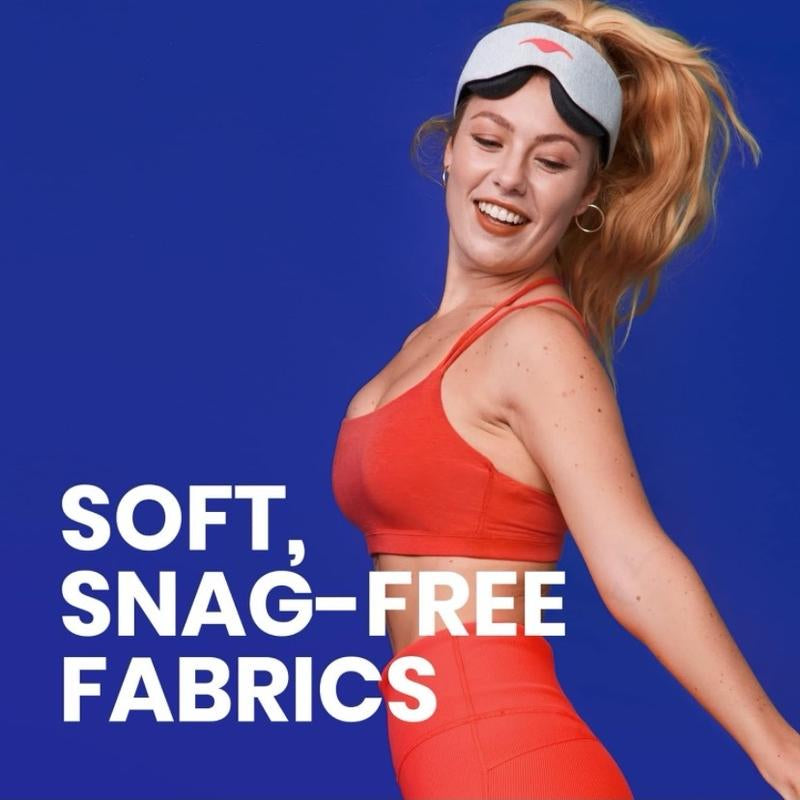 Sleep Mask - 100% Light Blocking Eye Mask, Zero Eye Pressure, Lightweight, Comfortable & Adjustable Sleeping Mask for Women Men, Perfect Blindfold for Sleep/Travel/Nap/Shift Work Bright