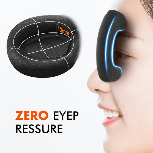 Sleep Mask COLIFRSC 3D Sleeping Mask for Men Women,Soft 100% Block Out Light Comfy and Breathable for Lash Extension Light Blocking,With Adjustable Strap Eye Mask for Travel,Naps,Yoga Foam Smooth