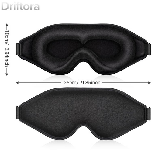 3D Sleep Mask, 1 Count Adjustable Blackout Eye Cover, Soft Comfortable Eye Mask for Sleeping, Yoga, Travel, Eye Care Product for Men & Women, Portable Eye Mask