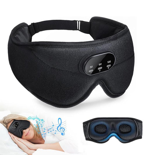 White Noise Sleep Headphones | 3D Sleep Eye Mask | Best for Sleepers Audio Earbud Birthday Christmas Tablet Wireless Headset Electronic