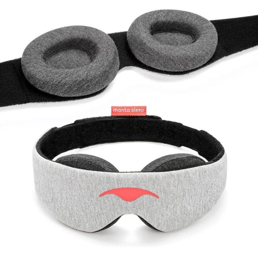 Sleep Mask - 100% Light Blocking Eye Mask, Zero Eye Pressure, Lightweight, Comfortable & Adjustable Sleeping Mask for Women Men, Perfect Blindfold for Sleep/Travel/Nap/Shift Work Bright