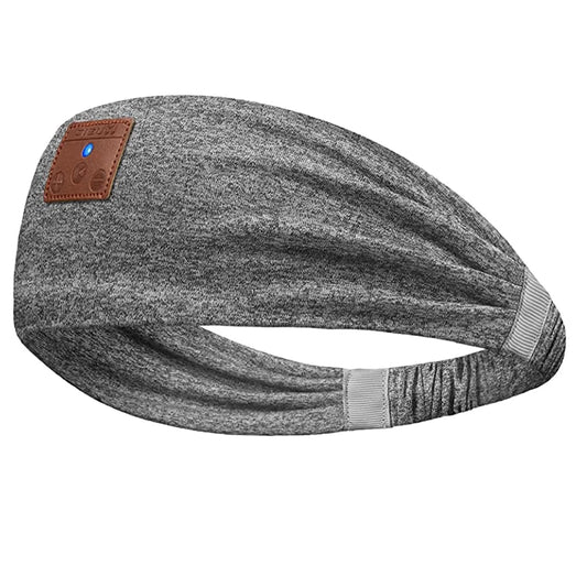 Wireless Bluetooth Sports Headband Handsfree Call Stereo Music Headset Sleep Eye Mask Soft Elastic Earphones for Yoga Running