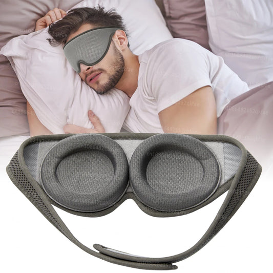 3D Sleep Eye Mask 100% Blackout Sleeping Mask Zero Eye Pressure Adjustable Eye Cover for Women Men Sleeping Aid Slaapmasker