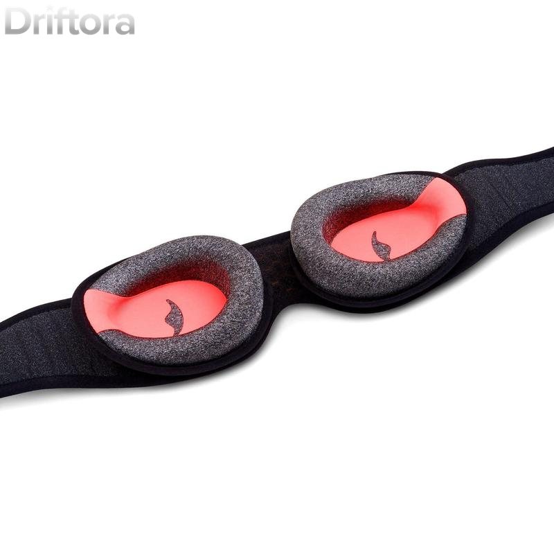 Manta, PRO Sleep Mask, 100% Blackout Eye Mask with Side-Sleep C-Shaped Cups, Zero Eye Pressure, Ultra-Breathable, Washable Comfort