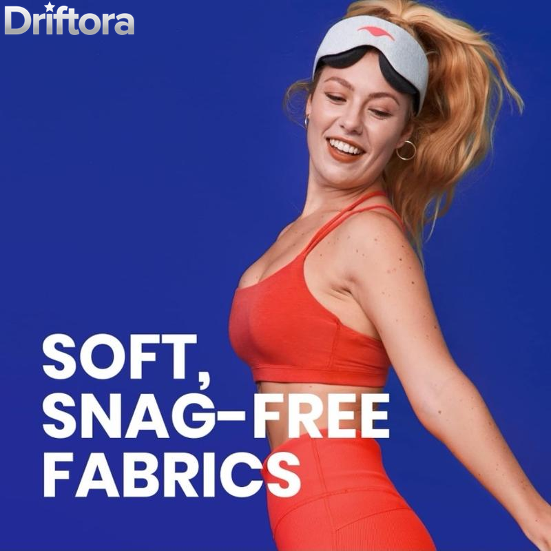 Sleep Mask - 100% Light Blocking Eye Mask, Zero Eye Pressure, Lightweight, Comfortable & Adjustable Sleeping Mask for Women Men, Perfect Blindfold for Sleep/Travel/Nap/Shift Work Bright