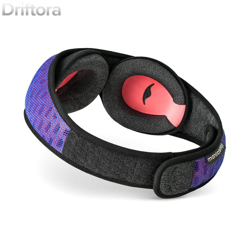 Manta, PRO Sleep Mask, 100% Blackout Eye Mask with Side-Sleep C-Shaped Cups, Zero Eye Pressure, Ultra-Breathable, Washable Comfort