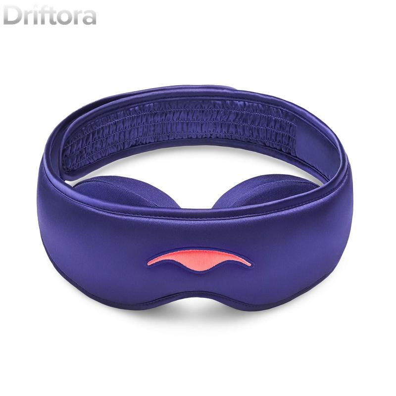 Manta, SILK Sleep Mask, 100% Pure 30 Momme Silk Eye Mask with 100% Blackout, Anti-Wrinkle, Side-Sleep Comfort, Adjustable Fit