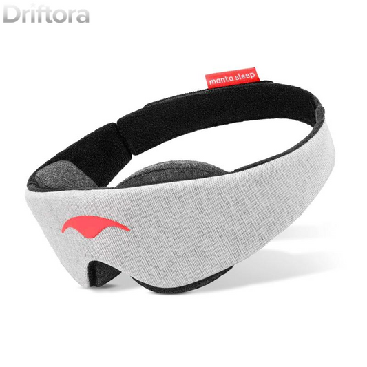 Manta, Sleep Mask, 100% Blackout Eye Mask with Adjustable Fit, Breathable & Pressure-Free Design, Machine Washable Eye Cover