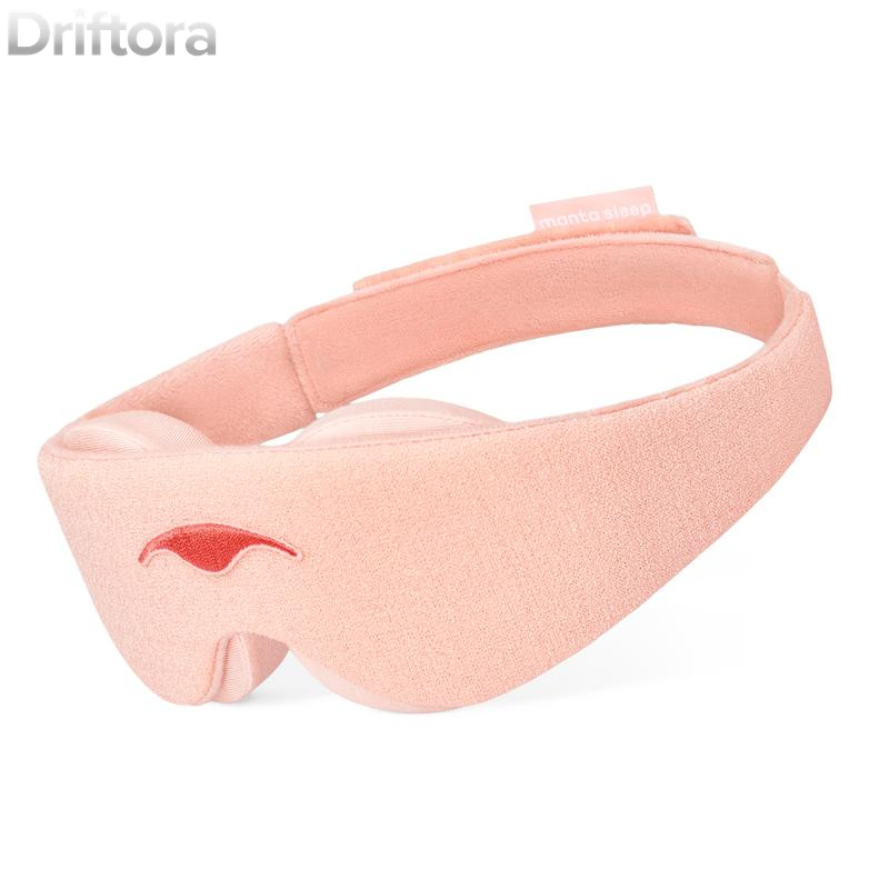 Manta, Sleep Mask, 100% Blackout Eye Mask with Adjustable Fit, Breathable & Pressure-Free Design, Machine Washable Eye Cover