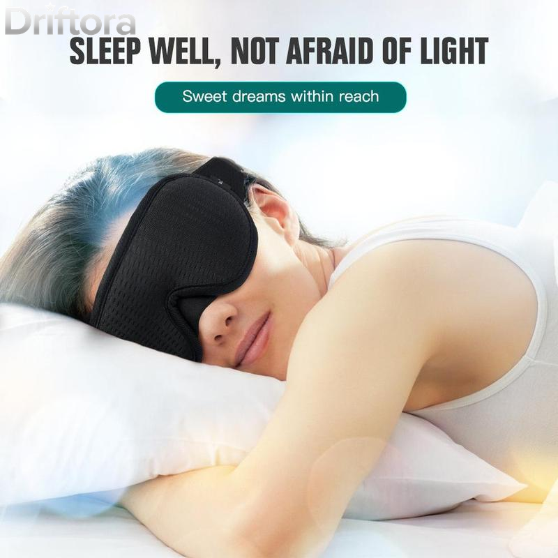 3D Blackout Sleep Mask, Eye Mask for Sleeping, 3D Sleeping Mask for Women & Men, Comfortable & Breathable Sleep Tool