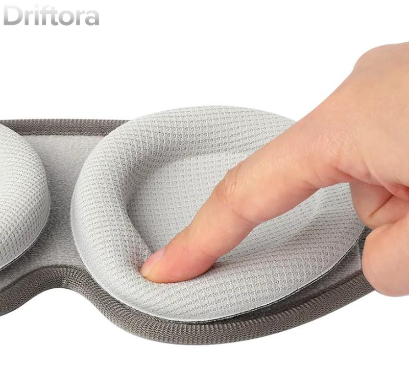 Blackout Sleep Mask: Adjustable & Breathable Comfort for Better Sleep