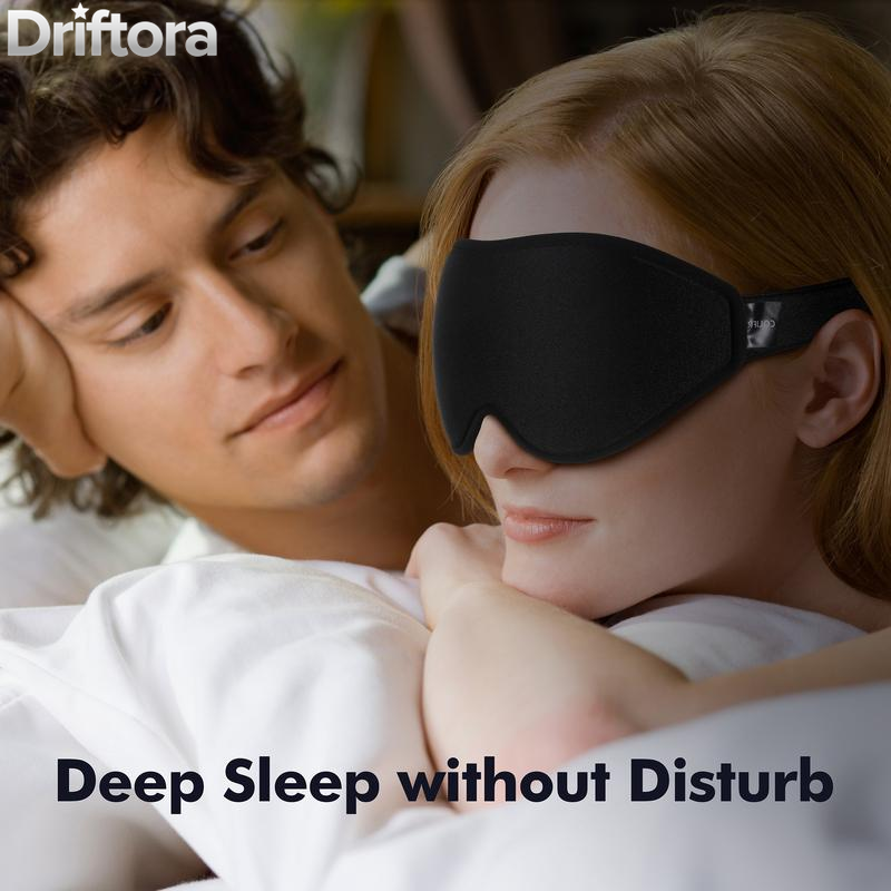 Sleep Mask COLIFRSC 3D Sleeping Mask for Men Women,Soft 100% Block Out Light Comfy and Breathable for Lash Extension Light Blocking,With Adjustable Strap Eye Mask for Travel,Naps,Yoga Foam Smooth