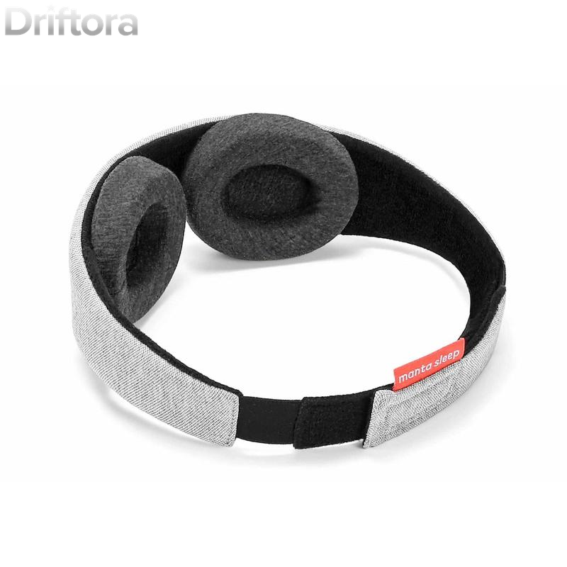 Manta, Sleep Mask, 100% Blackout Eye Mask with Adjustable Fit, Breathable & Pressure-Free Design, Machine Washable Eye Cover