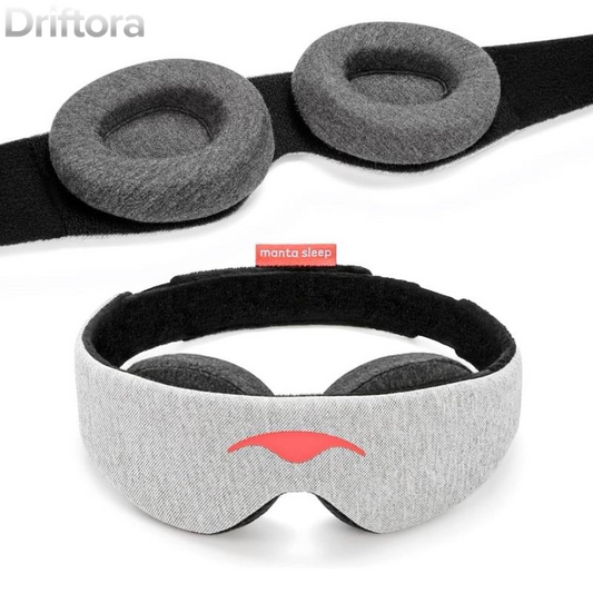 Sleep Mask - 100% Light Blocking Eye Mask, Zero Eye Pressure, Lightweight, Comfortable & Adjustable Sleeping Mask for Women Men, Perfect Blindfold for Sleep/Travel/Nap/Shift Work Bright